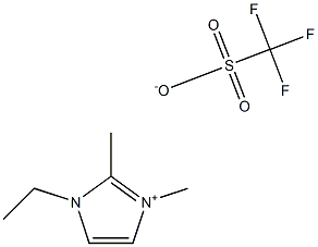 1-乙烯基-3-乙基咪唑三氟甲磺酸盐 结构式