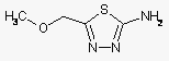 5-(methoxymethyl)-1,3,4-thiadiazol-2-amine,5-(methoxymethyl)-1,3,4-thiadiazol-2-amine