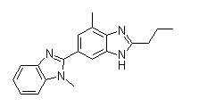 2-正丙基-4-甲基-6-(1'-甲基苯并咪唑-2-基)苯并咪唑,2-n-Propyl-4-methyl-6-(1-methylbenzimidazole-2-yl)benzimidazole