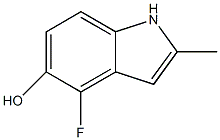 4-fluoro-2-methyl-1H-indol-5-ol,4-fluoro-2-methyl-1H-indol-5-ol