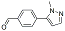 4-(1-methyl-1H-pyrazol-5-yl)benzaldehyde,4-(1-methyl-1H-pyrazol-5-yl)benzaldehyde