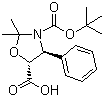 （4S,5R）-2，2-二甲基-4-苯基-3-叔丁氧基羰基-3，5-氧氮杂环戊烷甲酸,（4S,5R)-3-(tert-Butoxycarbonyl)-2,2-dimethyl-4-phenyloxazolidine-5-carboxylic aci