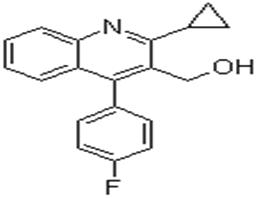2-环丙基-4-(4-氟苯基)-3-喹啉甲醇;CAS:121660-11-5