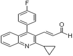 (E)-3-[2-环丙基-4-(4-氟苯基)-3-喹啉-2-丙烯醛;CAS:148901-68-2