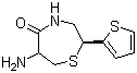 （2s,6r）6氨基22(噻吩基)14硫氮杂卓5酮 中间体6,(2S,6R)-6-Amino-2-(2-thienyl)-1,4-thiazepan-5-ox