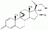 DB11,9-beta,11-beta-epoxy-17-alpha,21-dihydroxy-16-beta-methylenepregna-1,4-diene-3,20-dione