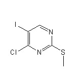 4-氯-5-碘-2-甲硫基嘧啶,4-chloro-5-iodo-2-(methylthio)pyrimidine