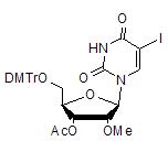 5'-O-(4,4’-Dimethoxytrityl)-2'-O-methyl-3'-O-acetyl-5-iodouridine,5'-O-(4,4’-Dimethoxytrityl)-2'-O-methyl-3'-O-acetyl-5-iodouridine