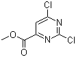 2,4-二氯嘧啶-6-甲酸甲酯,methyl 2,6-dichloropyrimidine-4-carboxylate