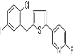 2-(2-氯-5-碘苯甲基)-5-(6-氟吡啶-3-基)噻吩