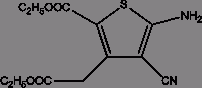 5-氨基-4-氰基-3-(2-乙氧基-2-羧甲基)-2-噻吩甲酸乙酯,Ethyl5-amino-4-cyano-3-(2-ethoxy-2-oxoethyl)thiophene-2-carboxylate