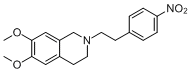 6,7-dimethoxy-2-(4-nitrophenethyl)-1,2,3,4-tetrahydroisoquinoline; 6-methoxy-2-(4-nitrophenethyl)-1,2,3,4-tetrahydro-7-isoquinolinyl methyl ether,6,7-dimethoxy-2-(4-nitrophenethyl)-1,2,3,4-tetrahydroisoquinoline; 6-methoxy-2-(4-nitrophenethyl)-1,2,3,4-tetrahydro-7-isoquinolinyl methyl ether