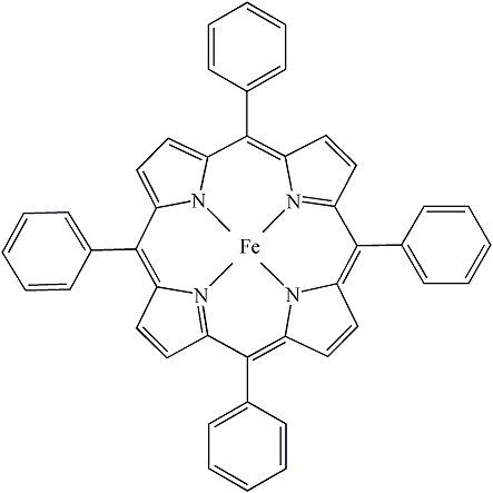 铁卟啉结构图图片