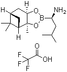 (aR,3aS,4S,6S,7aR)-六氫-3a,8,8-三甲基-alpha-(2-甲基丙基)-4,6-甲橋-1,3,2-苯并二氧硼烷-2-甲胺 2,2,2-三氟乙酸鹽,(aR,3aS,4S,6S,7aR)-Hexahydro-3a,8,8-trimethyl-alpha-(2-methylpropyl)-4,6-methano-1,3,2-benzodioxaborole-2-methanamine 2,2,2-trifluoroacetate