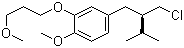 4-[(2R)-2-(氯甲基)-3-甲基丁基]-1-甲氧基-2-(3-甲氧基丙氧基)苯,4-[(2R)-2-(Chloromethyl)-3-methylbutyl]-1-methoxy-2-(3-methoxypropoxy)benzene