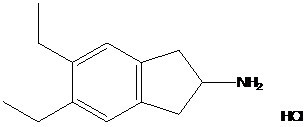 5,6-二乙基-2,3-二氫-1H-茚-2-胺鹽酸鹽,5,6-Diethyl-2,3-dihydro-1H-inden-2-amine hydrochloride