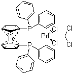 [1,1'-雙(二苯基膦基)二茂鐵]二氯化鈀，dppf二氯化鈀,[1,1'-Bis(diphenylphosphino)ferrocene]dichloropalladium(II