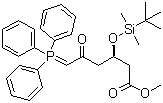 Methyl(3R)-3-(tert-butyldimethylsilyloxy)-5-oxo-6-triphenylphosphoranyildene hexanoat,Methyl(3R)-3-(tert-butyldimethylsilyloxy)-5-oxo-6-triphenylphosphoranyildene hexanoat
