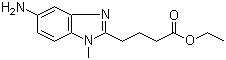 鹽酸苯達(dá)莫斯汀中間體6,1-Methyl-5-amino-1H-benzimidazole-2-butanoic acid ethyl ester