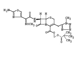 头孢特仑新戊酯,Pivaloyloxymethyl (Z)-7-[2-(2-aminothiazol-4-yl)-2-methoxyiminoacetamido]-3-