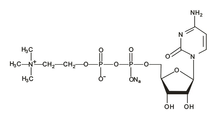 胞磷胆碱钠结构图片
