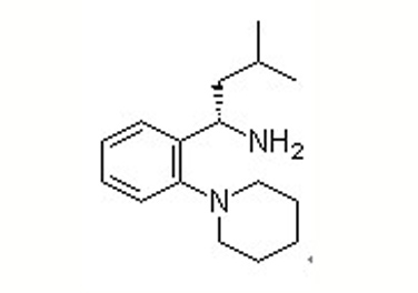 瑞格胺,(S)-3-Methyl-1-(2-(1-piperidinyl)phenyl)butylamin