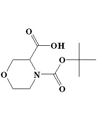 N-BOC-吗啉-2-羧酸,Morpholine-3,4-dicarboxylic acid 4-tert-butyl ester