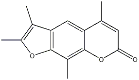 2,3,5,9-tetramethyl-7H-furo[3,2-g][1]benzopyran-7-one,2,3,5,9-tetramethyl-7H-furo[3,2-g][1]benzopyran-7-one