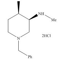 顺式1-苄基-4-甲基-3-甲氨基-哌啶盐酸盐,(3R,4R)-1-Benzyl-N,4-dimethylpiperidin-3-amine HCl salt