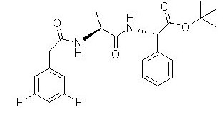 DAPT,LY-374973,AN-37124,DAPT,LY-374973,AN-37124,N-[(3,5-Difluorophenyl)acetyl]-L-alanyl-2-phenyl]glycine-1,1-dimethylethylester