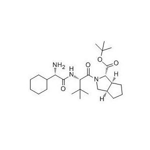 2-(2-(2-氨基-2-环己基乙酰氨基)-3,3-二甲基丁酰基)-八氢环戊并[c]吡咯-1-羧酸叔丁酯
