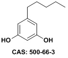 3,5-二羟基戊苯；5-戊基间苯二酚；1,3-二羟基-5-戊基苯,Olivetol; 3,5-Dihydroxyamylbenzene; 5-Pentyl-1,3-benzenediol; 5-Pentylresorcinol