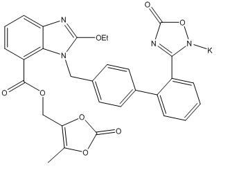阿齐沙坦酯钾盐,Azilsartan kamedoxomil