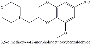 3,5-dimethoxy-4-(2-morpholinoethoxy)benzaldehyde,3,5-dimethoxy-4-(2-morpholinoethoxy)benzaldehyde