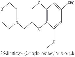 3,5-dimethoxy-4-(2-morpholinoethoxy)benzaldehyde