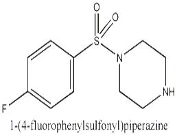 1-(4-fluorophenylsulfonyl)piperazine