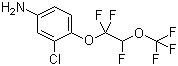 3-氯-4-[1,1,2-三氟-2-(三氟甲氧基)乙氧基]苯胺,3-Chloro-4-[1,1,2-trifluoro-2-(trifluoromethoxy)ethoxy]benzenamine
