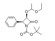 多西他赛侧链：(3R,4S)-3-(1-乙氧乙氧基)-2-氧-4-苯基-吖丁啶羧酸叔丁基酯;(3R,4S)-1-叔丁氧基羰基-3-(2-乙氧乙氧基)-4-苯基-2-丙内酰胺,(3R,4S)-tert-Butyl 3-(1-ethoxyethoxy)-2-oxo-4-phenylazetidine-1-carboxylate