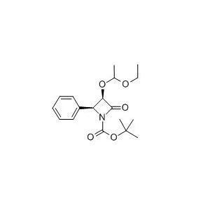 多西他赛侧链：(3R,4S)-3-(1-乙氧乙氧基)-2-氧-4-苯基-吖丁啶羧酸叔丁基酯;(3R,4S)-1-叔丁氧基羰基-3-(2-乙氧乙氧基)-4-苯基-2-丙内酰胺