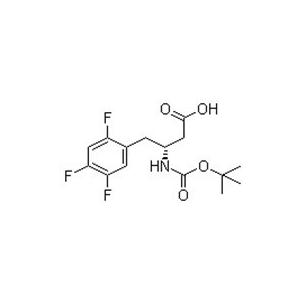 磷酸西他列汀中间体：(3R)-N-叔丁氧羰基-3-氨基-4-(2,4,5-三氟苯基)丁酸