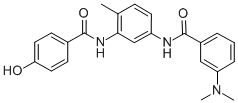 ZM 33637,N-[5-(3-DIMETHYLAMINOBENZ AMIDO)-2-METHYLPHENYL]-4-HYDROXYBENZAMIDE