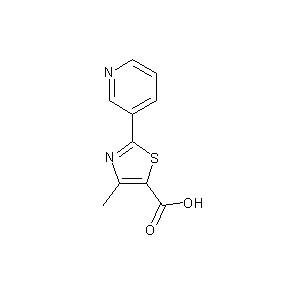 4-methyl-2-(3-pyridinyl)-1,3-thiazole-5-carboxylic acid