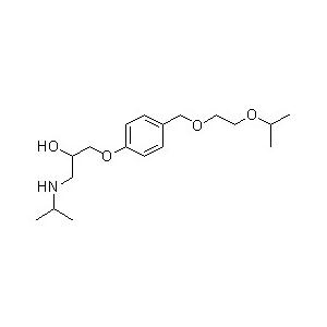 bisoprolol  1-[4-[[2-(1-Methylethoxy)ethoxy]methyl]phenoxy]-3-[(1-methylethyl)amino]-2-propano