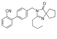 厄贝沙坦烃化物,[1,1-Biphenyl]-2-carbonitrile-4-[(2-butyl-4-oxo-1.3-diazaspiro[4.4]non-1-en-3-yl)methyl]