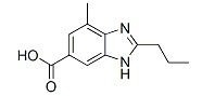 2-正丙基-4-甲基-6-羧基苯并咪唑,4-Methyl-2-n-propyl-1H-benzimidazole-6-carboxylic acid