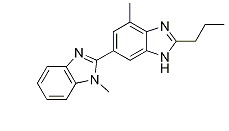 2-正丙基-4-甲基-6-(1‘-甲基苯并咪唑-2-基)苯并咪唑,2-n-Propyl-4-methyl-6-(1-methyl benzimidazole-2-yl)benzimidazole