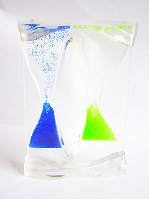 沙漏,plastic transparent liquid sand clock