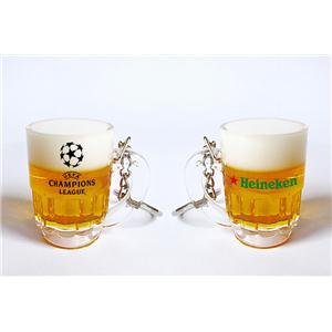 plastic beer cup keychain