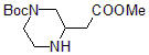 1-Boc-3-哌嗪乙酸甲酯,1-Boc-3-(2-methoxy-2-oxoethyl)piperazine