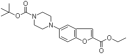 维拉佐酮中间体：5-(4-叔丁氧羰基-哌嗪-1-基)苯并呋喃-2-甲酸乙酯,Vilazuodone intermediates